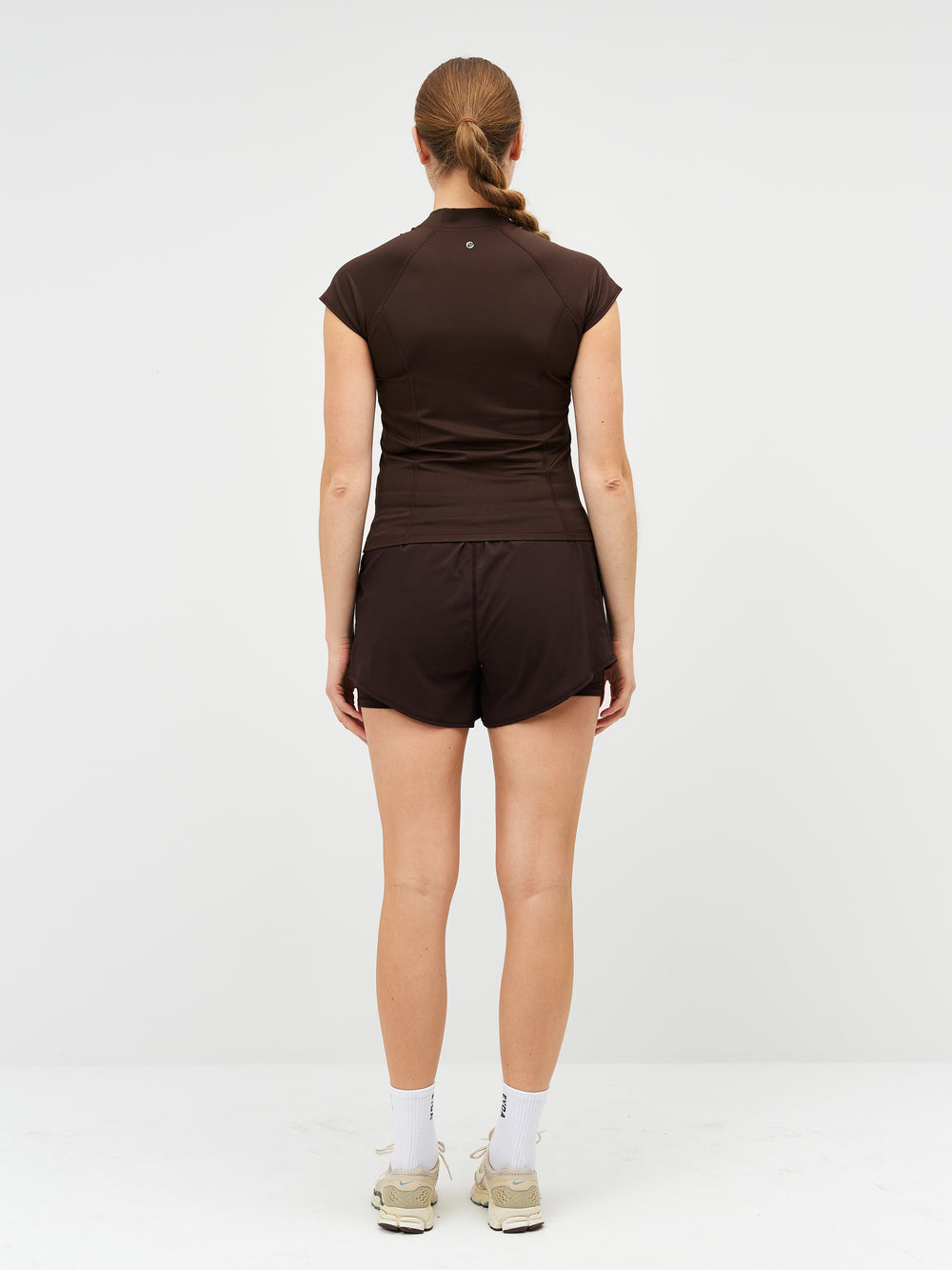 Daphne Half Zip Tee