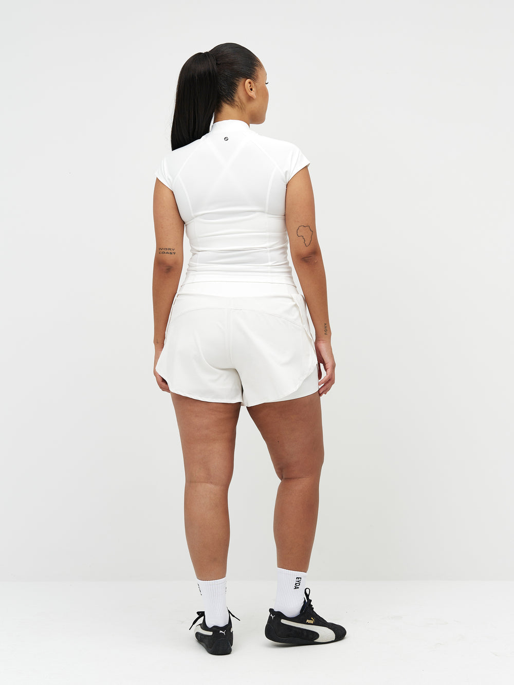 Daphne Half Zip Tee