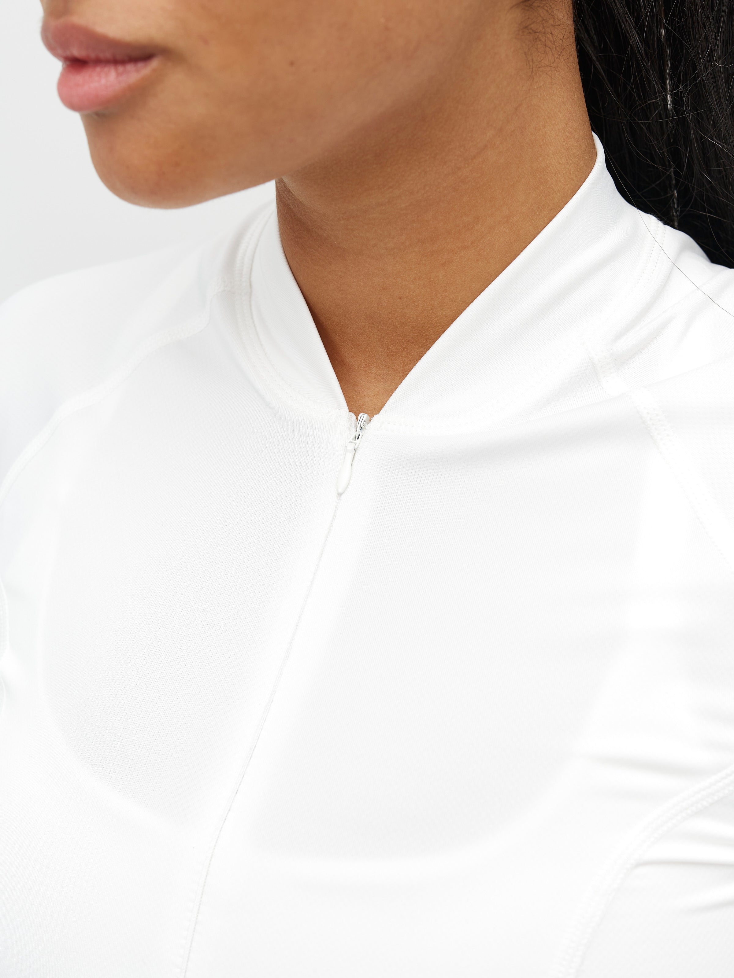 Daphne Half Zip Tee