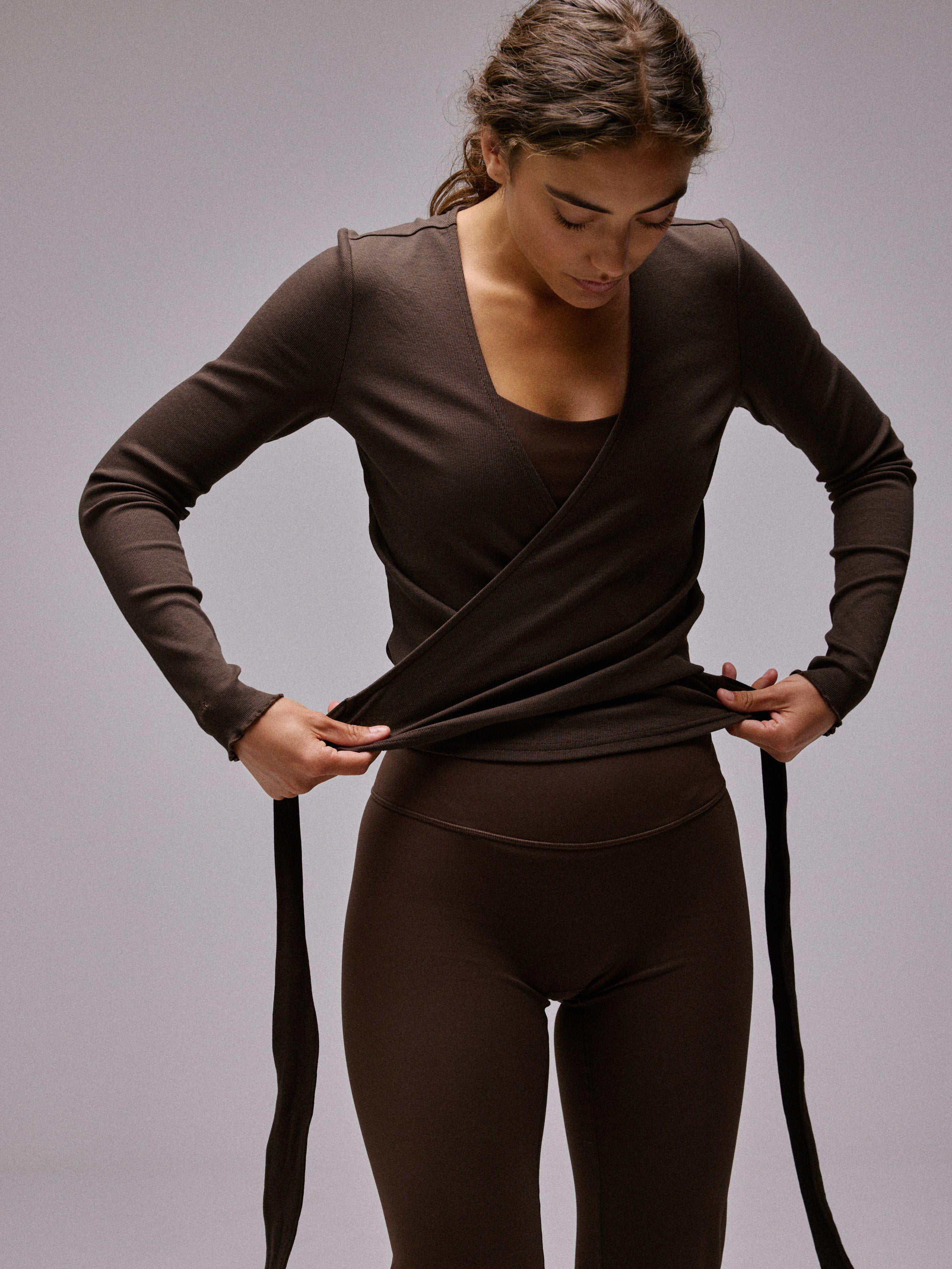 Nora Wrap Long Sleeve