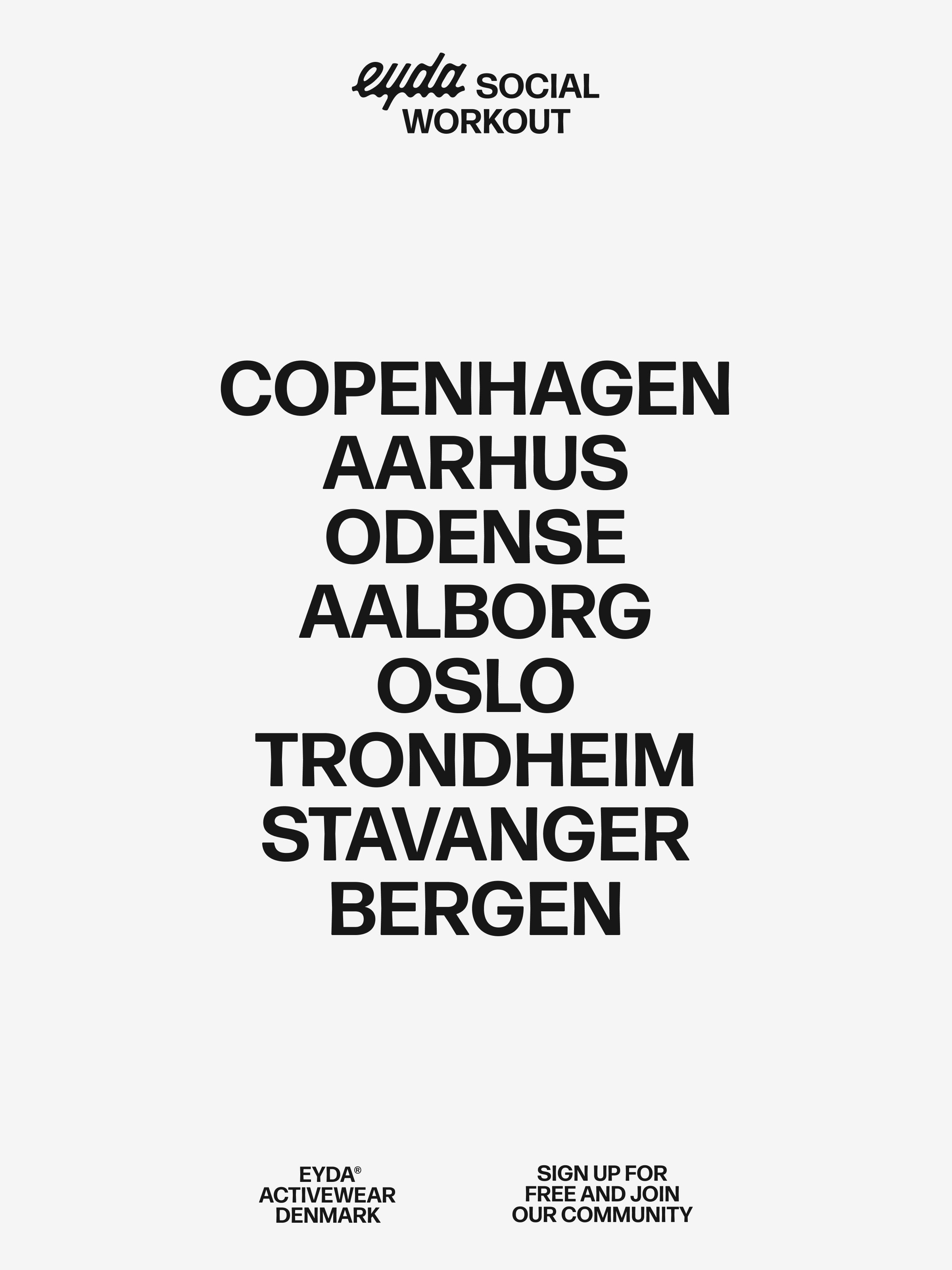 EYDA Social Workout Trondheim