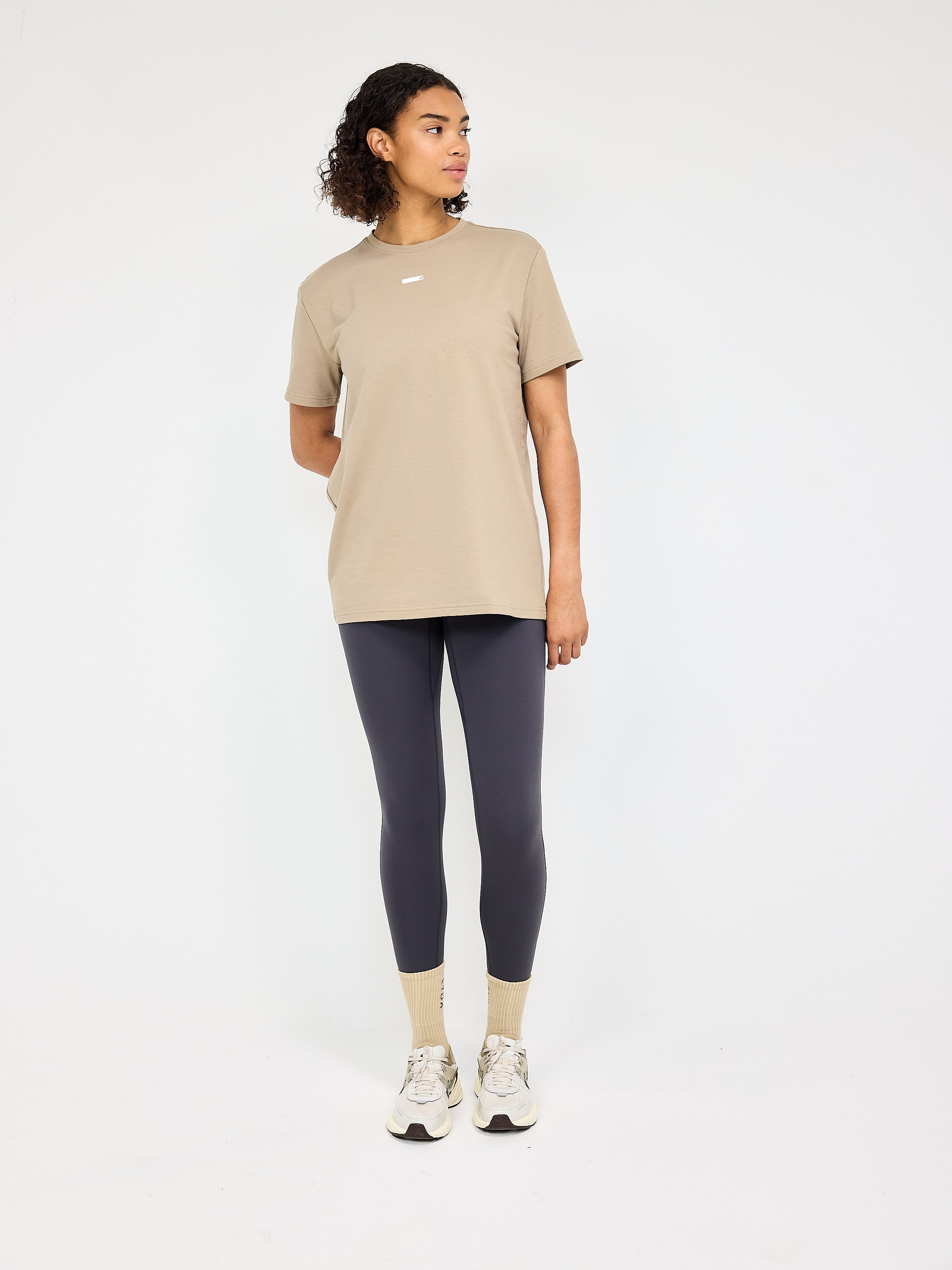 Allie Badge Long Tee