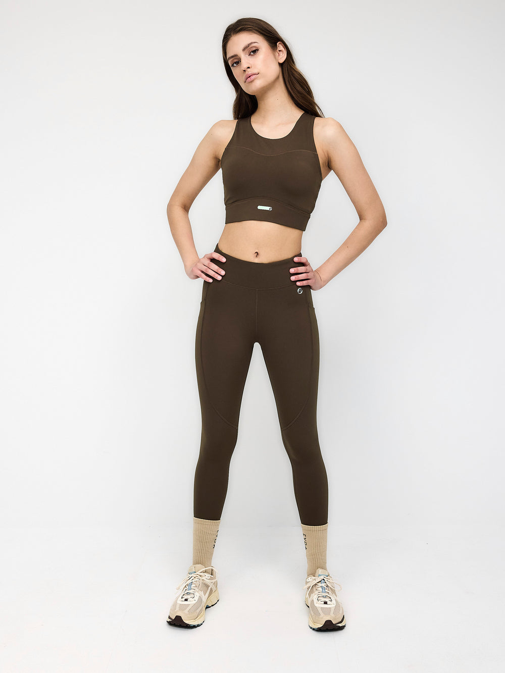 Amber High Neck Sports Bra