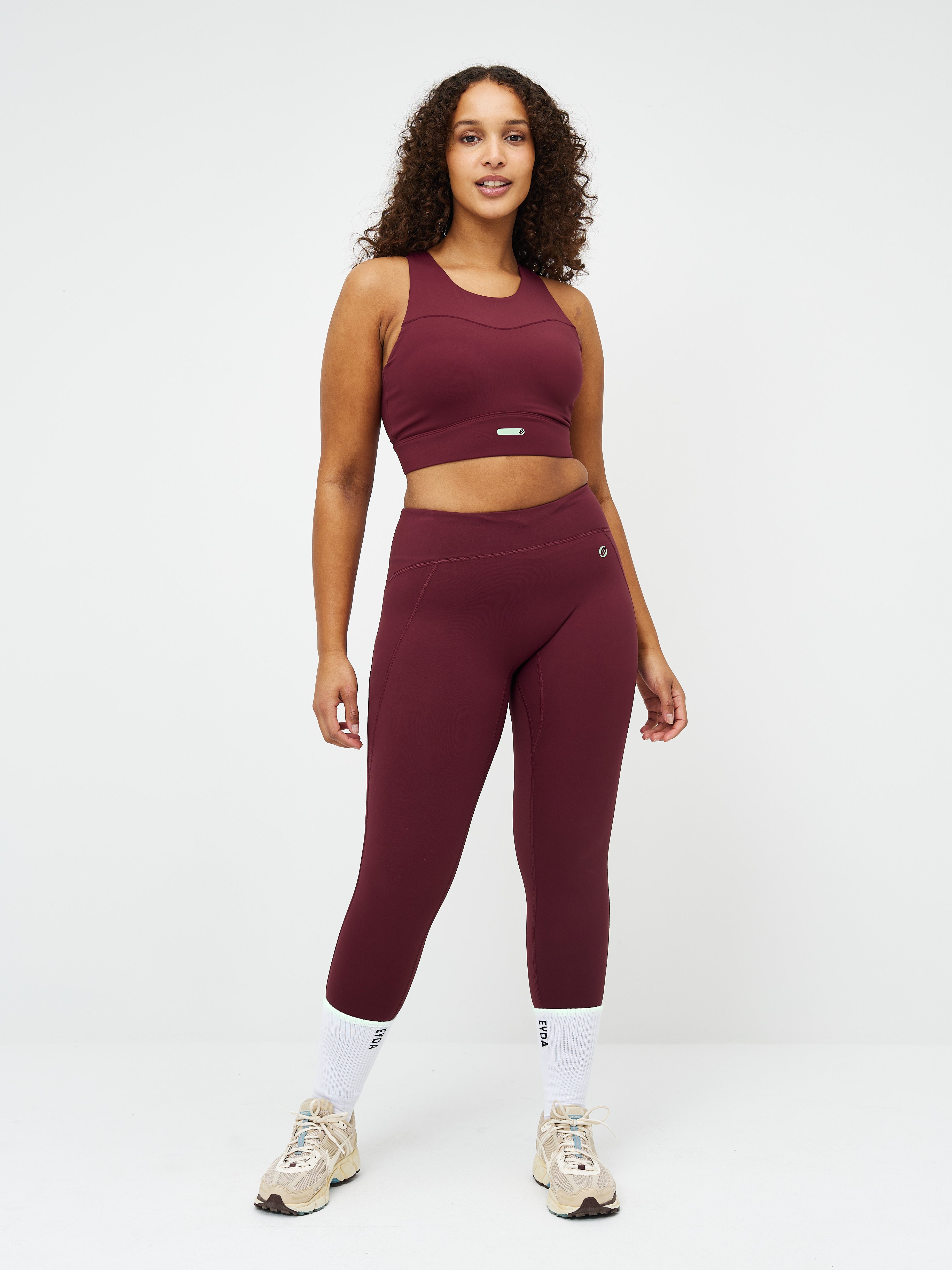 Amber High Neck Sports Bra