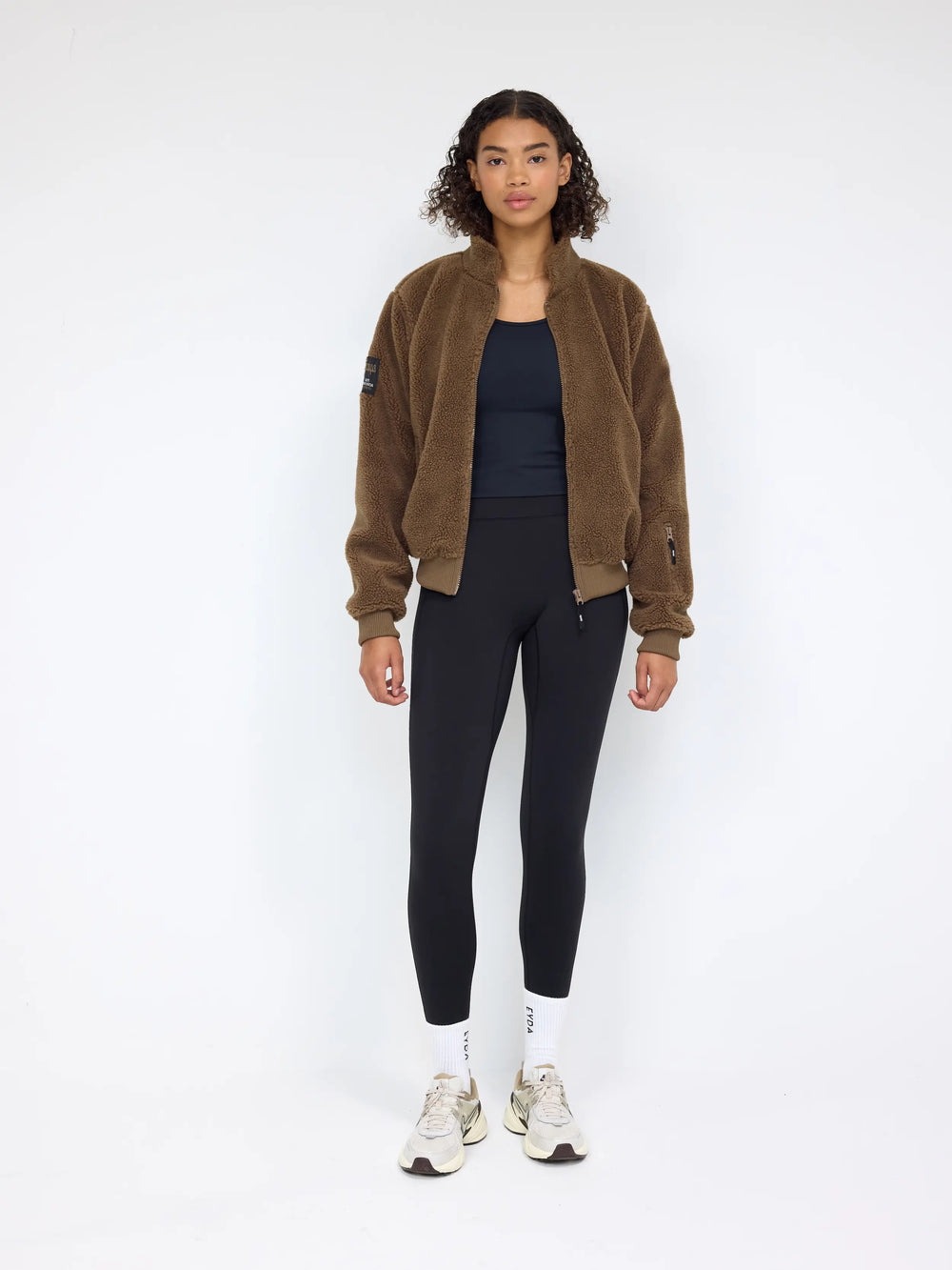 Luna Teddy Bomber Jacket